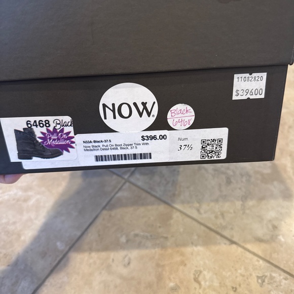 NOW brand Combat boots size 37 1/2 - Picture 4 of 6
